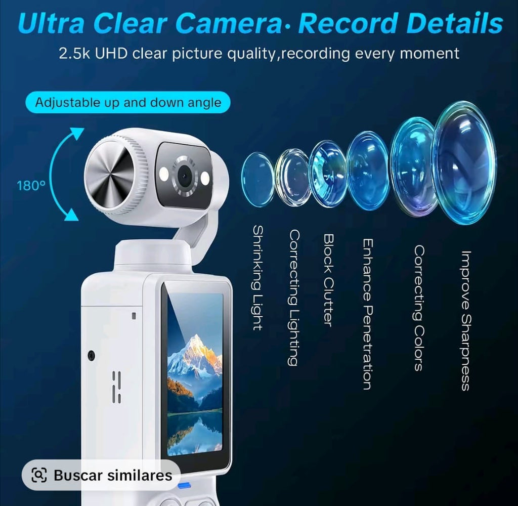 Upgraded Vlogging Camera with 32GB Card, Video Recorder, Digital Vlogging Camera with 180° Rotating Lens, Full Body Camera for Vlogging, Travel & Daily Life Recording, Camcorder, Christmas Gift