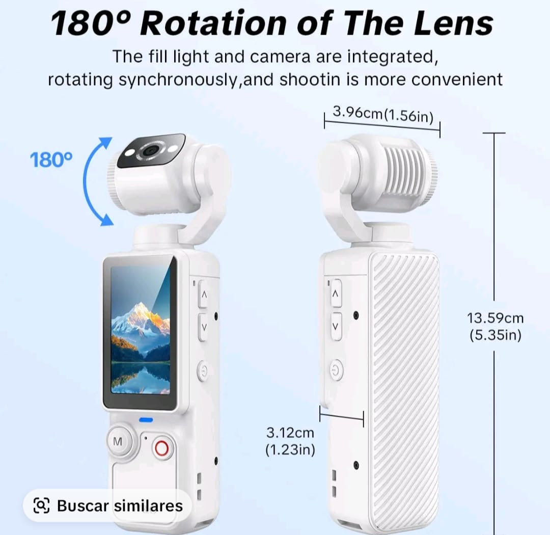 Upgraded Vlogging Camera with 32GB Card, Video Recorder, Digital Vlogging Camera with 180° Rotating Lens, Full Body Camera for Vlogging, Travel & Daily Life Recording, Camcorder, Christmas Gift
